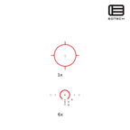 EOTech Vudu 1-6×24 FFP Rifle Scope - SR-3 MOA Reticle, 30mm Tube LPVO Rifle Scope EOTech