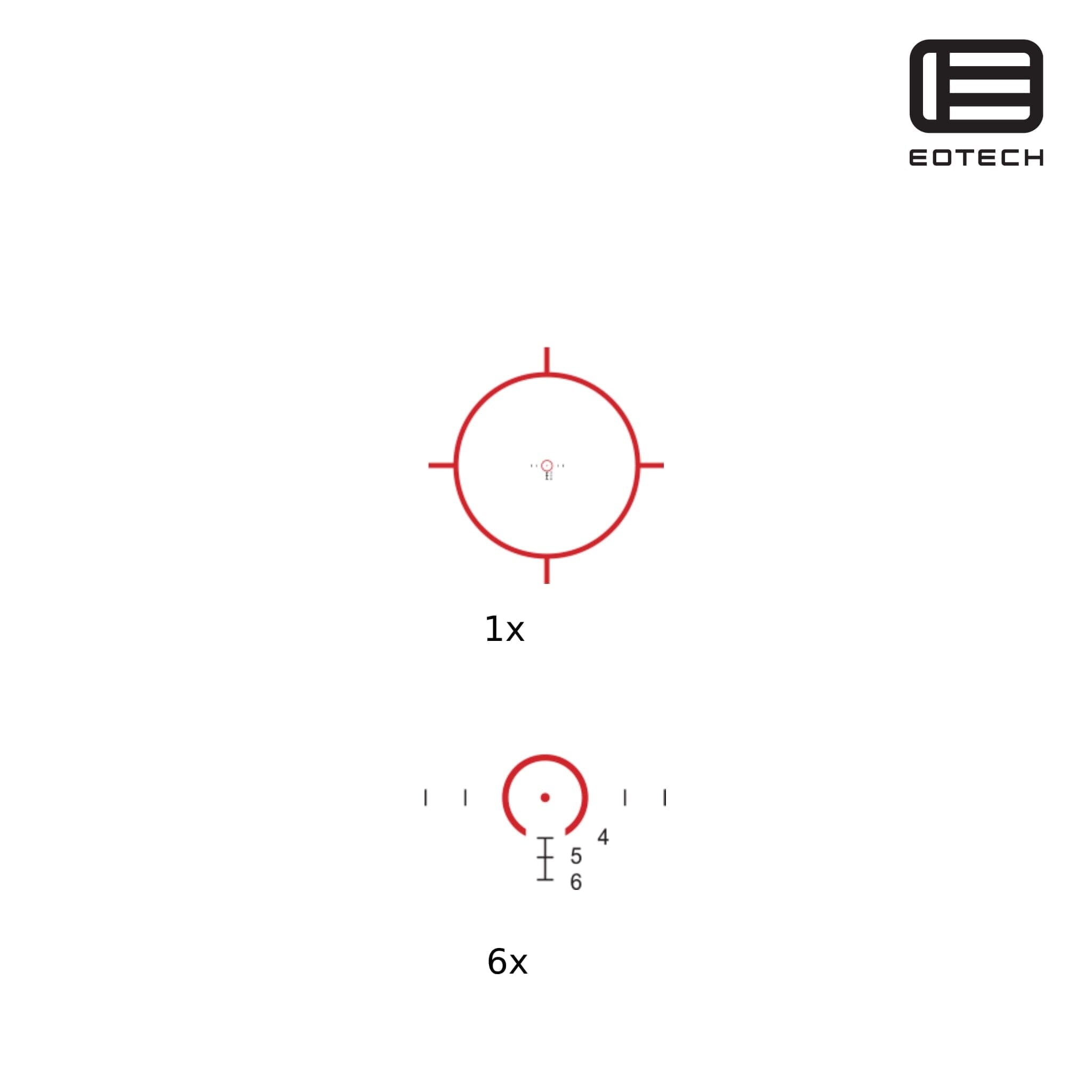 EOTech Vudu 1-6x24 LPVO Rifle Scope FFP SR-3 MOA, product image 4