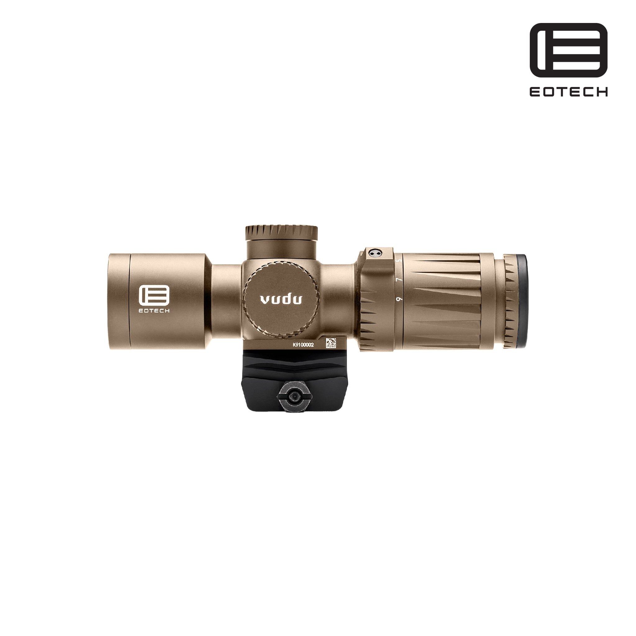 EOTech Vudu 3-9x32 Rifle Scope SFP MR5 MRAD Tan, SKU VDU3-9MR5TAN
