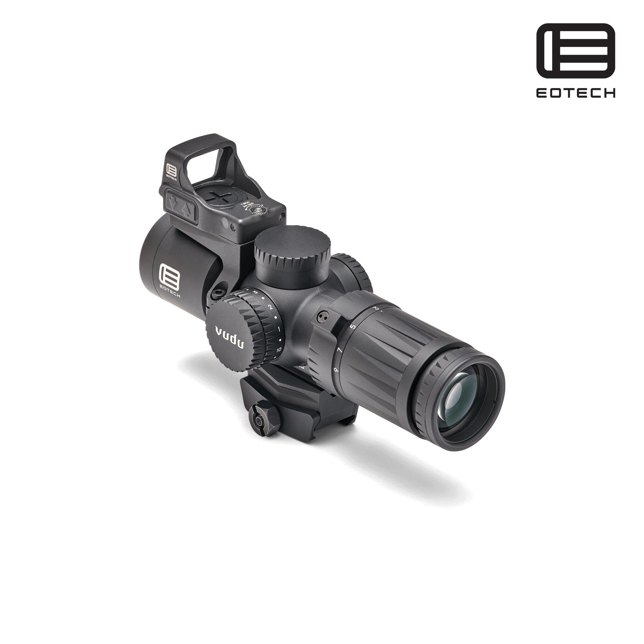 EOTech Vudu 3-9x32 Rifle Scope SFP MR5 MRAD with EFLX 3 MOA Red Dot, product image 5