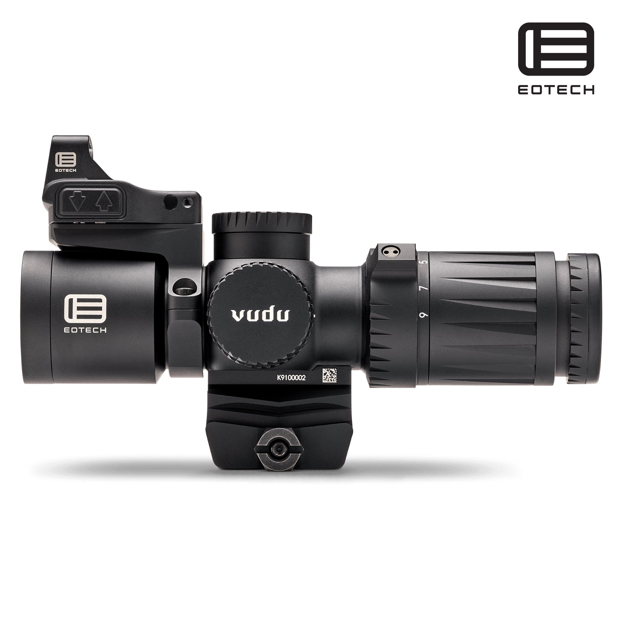 EOTech Vudu 3-9×32 SFP Riflescope MR-5 MRAD Reticle with EFLX - VDU3-9PKG2 Rifle Scope EOTech