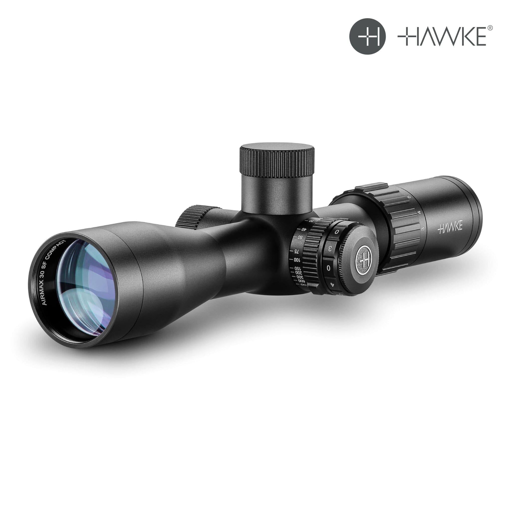 Hawke Airmax 30 Compact 3-12x40 Rifle Scope SFP IR AMX IR, SKU 13200