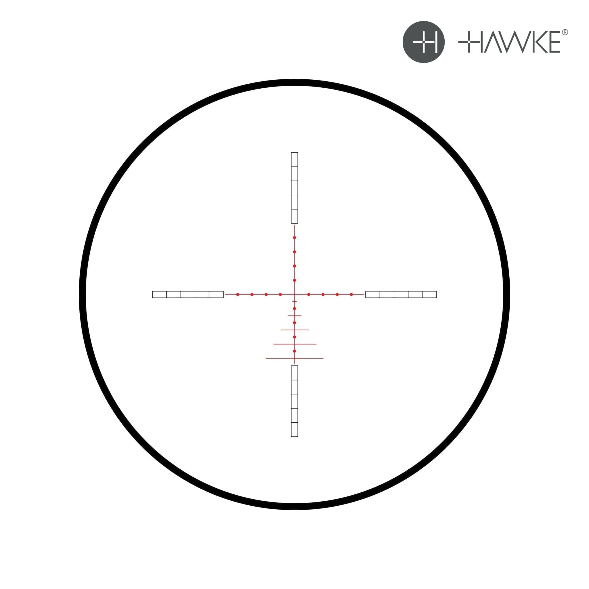Hawke AIRMAX 30 FFP SF 6-24x50 Rifle Scope - AMX Reticle Rifle Scope Hawke Sport Optics 