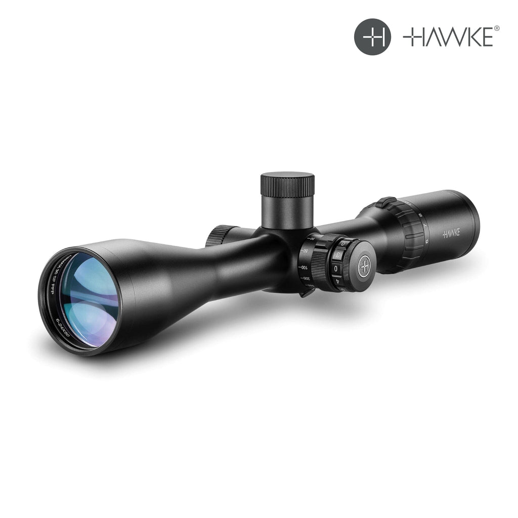 Hawke AIRMAX 30 FFP SF 6-24x50 Rifle Scope - AMX Reticle Rifle Scope Hawke Sport Optics 