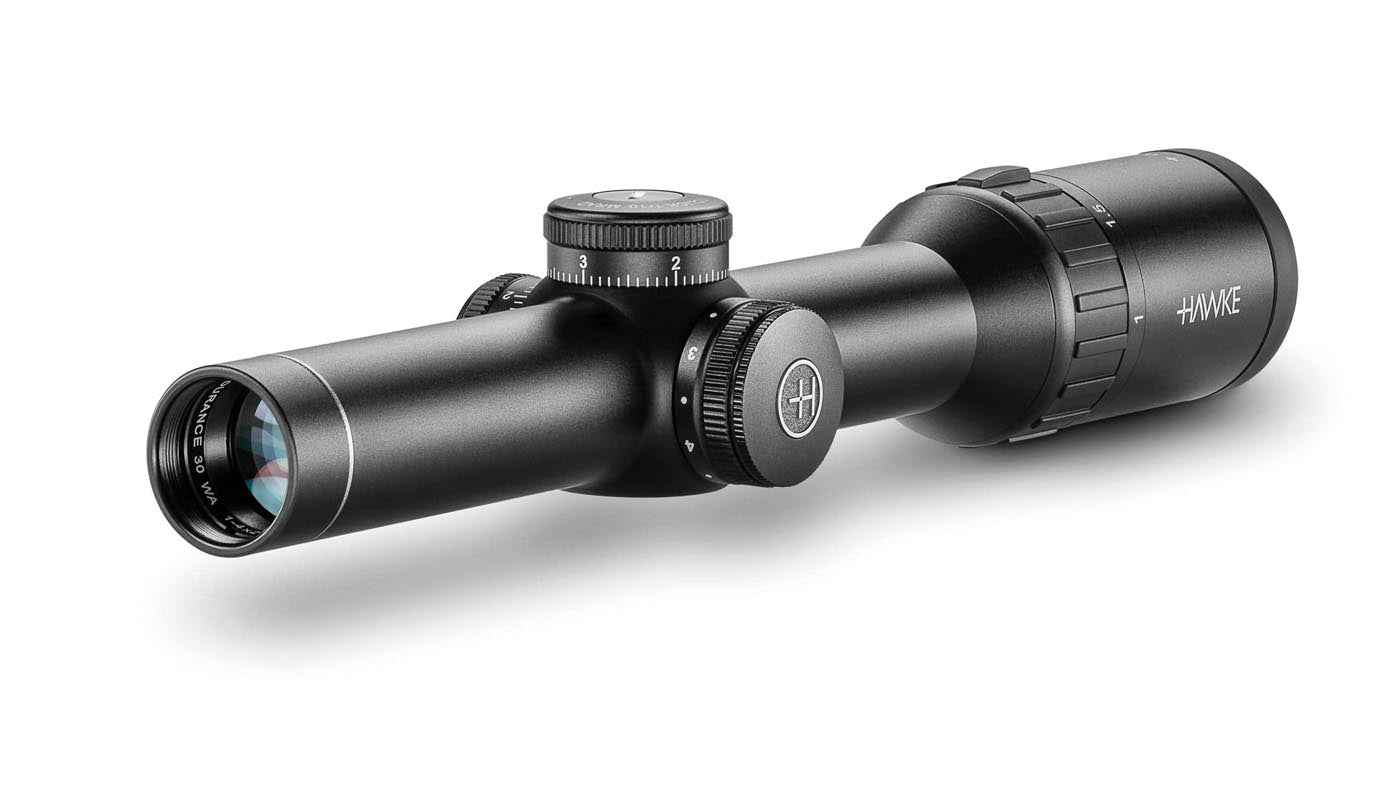 Hawke Endurance 30 1-4x24 LPVO Rifle Scope Tactical Dot, SKU 16301