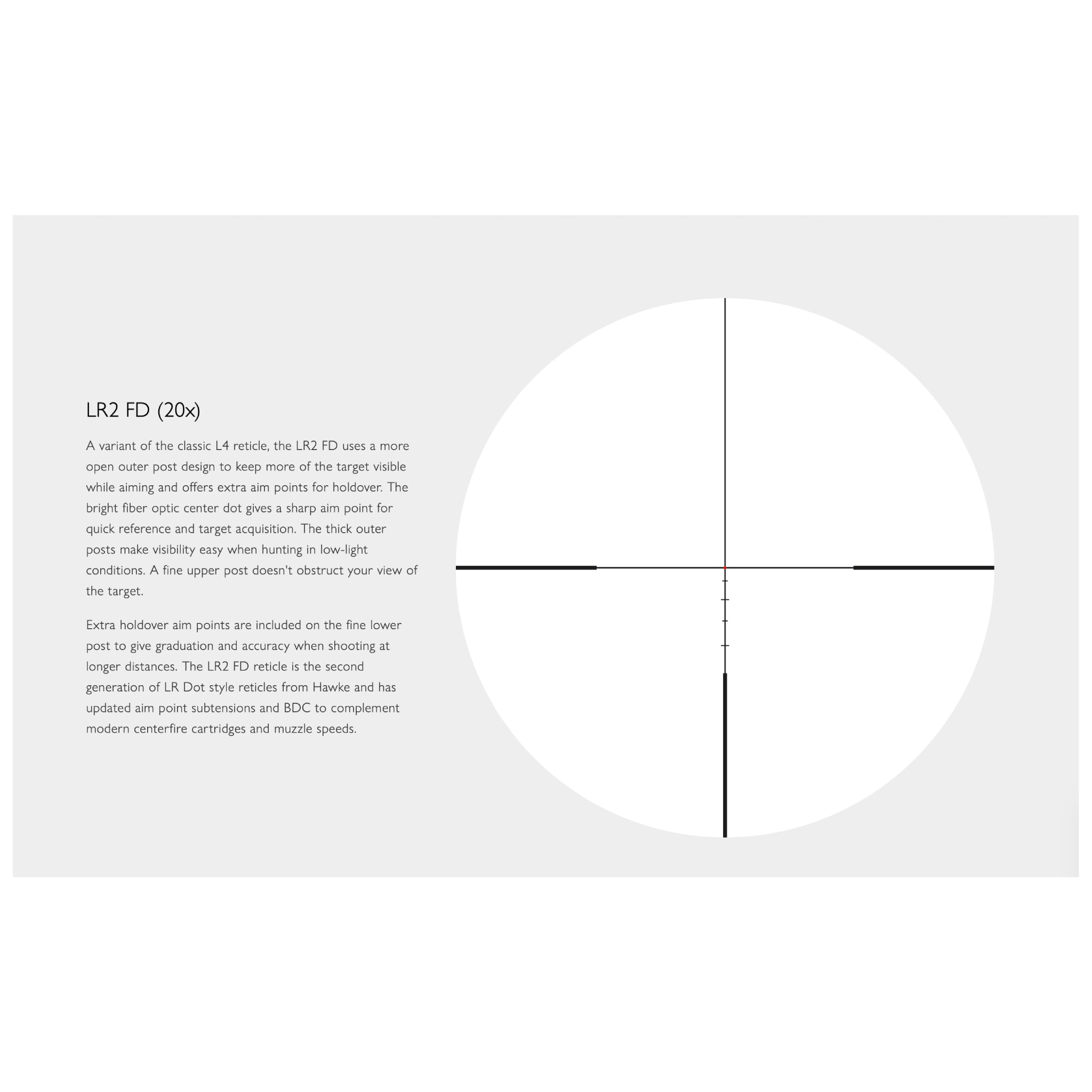 Hawke Endurance 30 FD 4.5-27x56 Rifle Scope SFP IR LR2 FD, side view