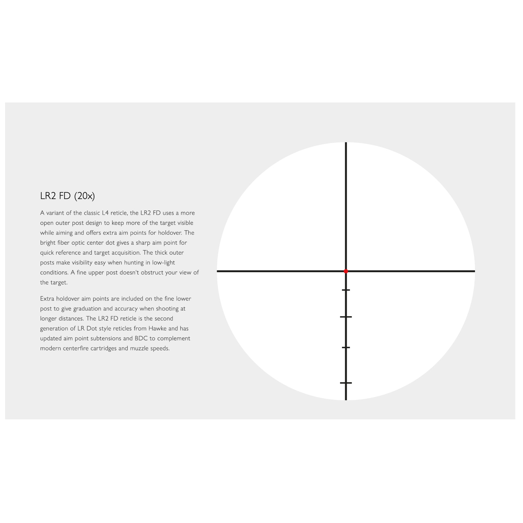 Hawke Endurance 30 FD 4.5-27x56 Rifle Scope SFP IR LR2 FD, detail view