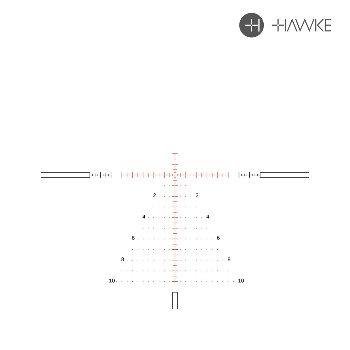 Hawke Frontier 30 FFP 5-25x56 Rifle Scope FFP IR FFP Mil Pro Reticle, product image 3
