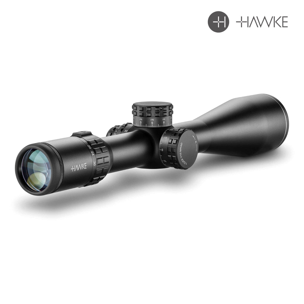 Hawke Frontier 34 5-30x56 Rifle Scope FFP IR Mil Pro Ext MRAD Reticle – 18640 Rifle Scope Hawke Sport Optics 