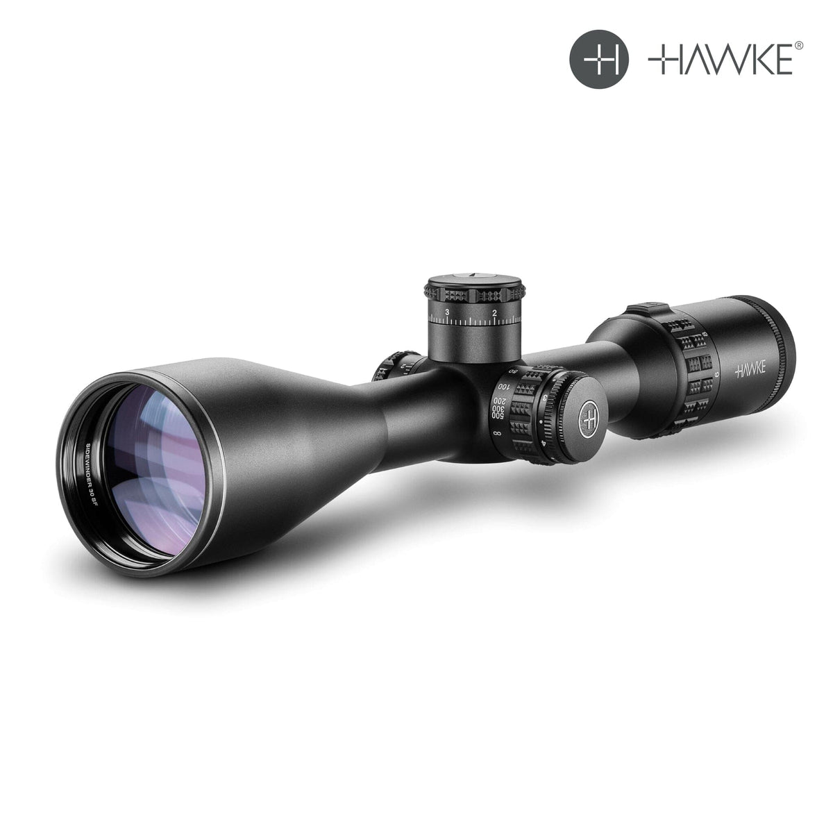 Hawke Sidewinder 30 6-24x56 Rifle Scope SFP IR 20x Half Mil, SKU 17260