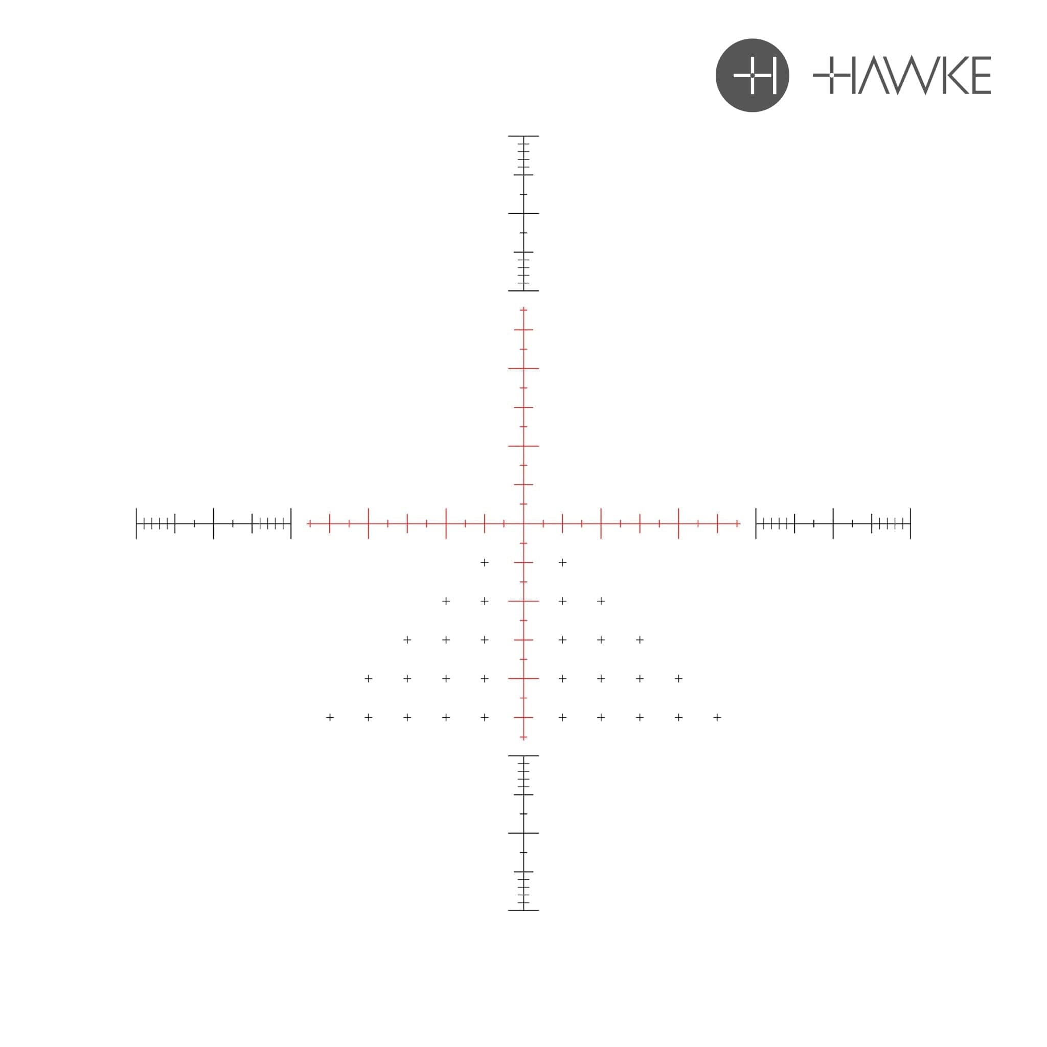 Hawke SIDEWINDER 30 SF 6-24x56 Rifle Scope - 20x Half Mil Reticle Rifle Scope Hawke Sport Optics 