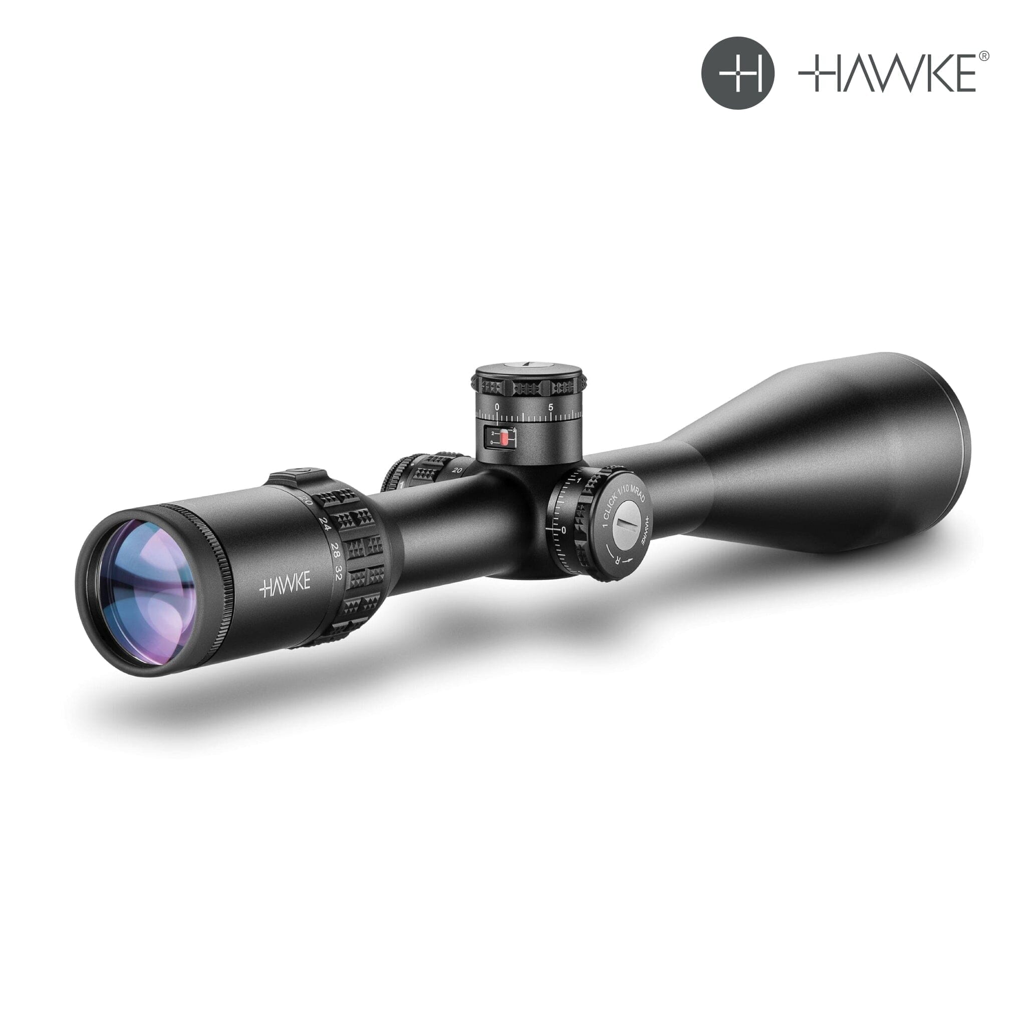Hawke SIDEWINDER 30 SF 8-32x56 Rifle Scope - 20x Half Mil Reticle Rifle Scope Hawke Sport Optics 