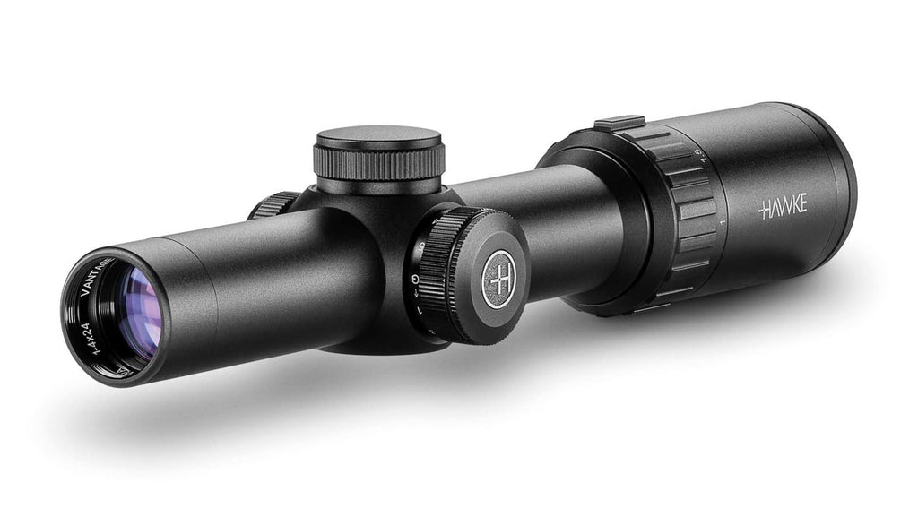 Hawke Vantage 30 1-4x24 LPVO Rifle Scope SFP IR L4A Dot, SKU 14273