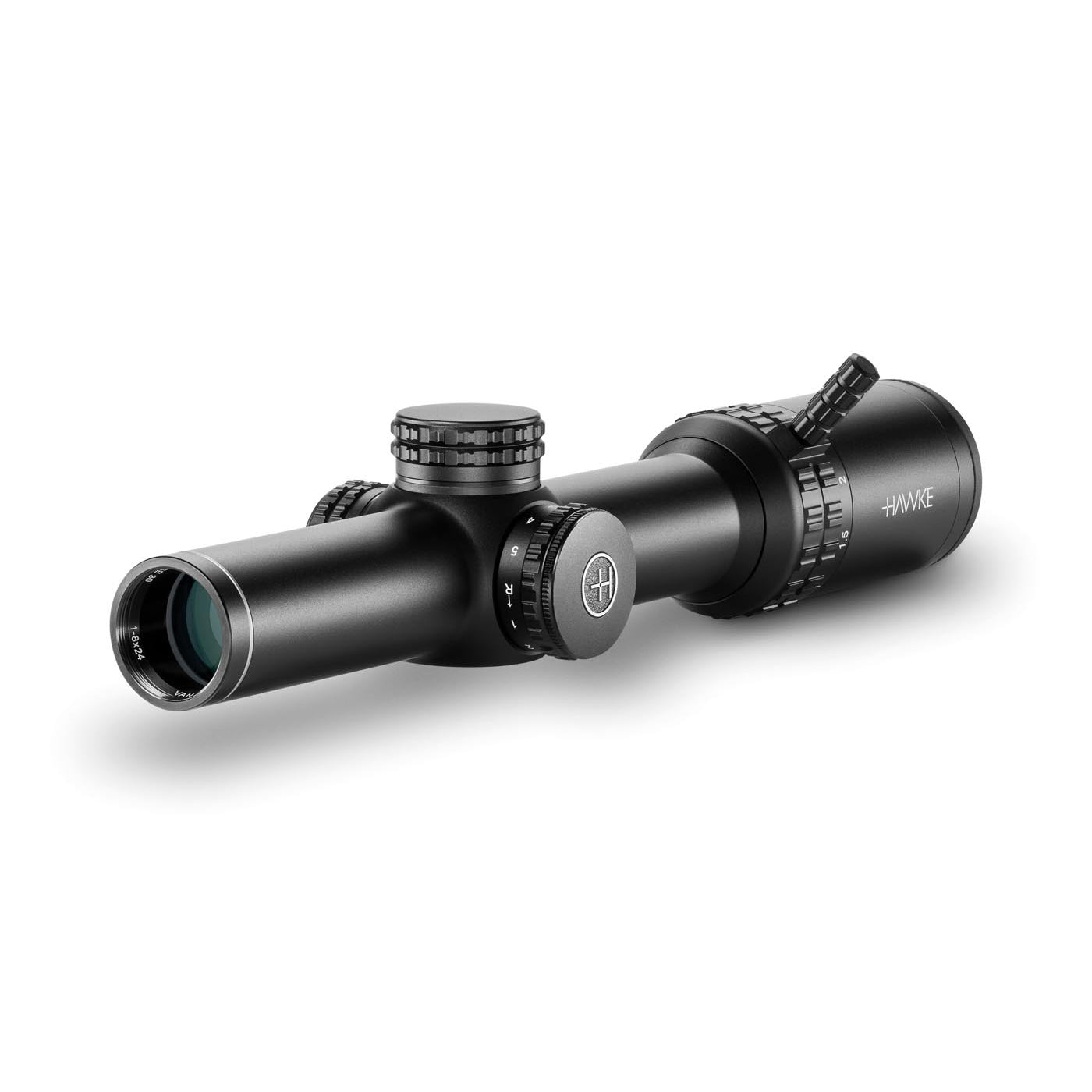 Hawke Vantage 30 1-8x24 LPVO Rifle Scope SFP IR Circle Dot, SKU 14311