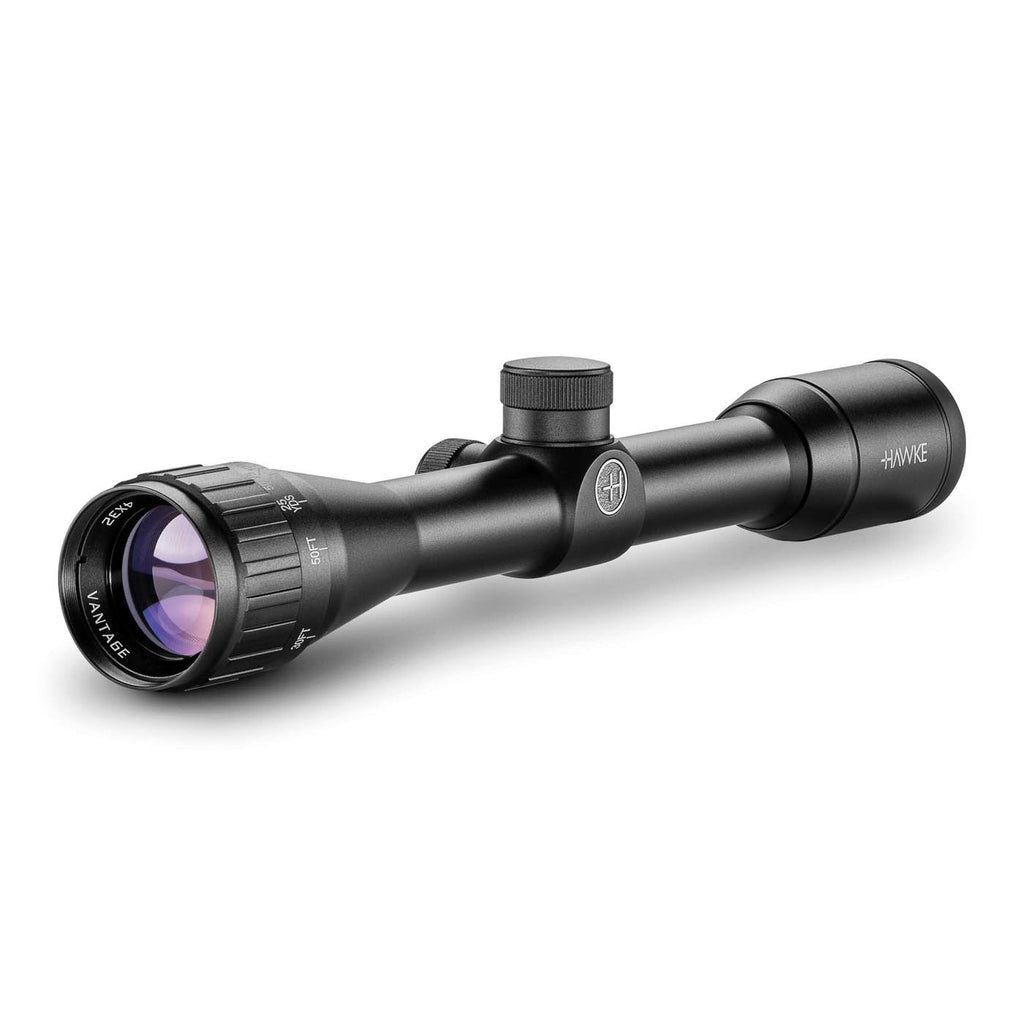 Hawke Vantage 4x32 AO Rifle Scope SFP Mil Dot Reticle, SKU 14102
