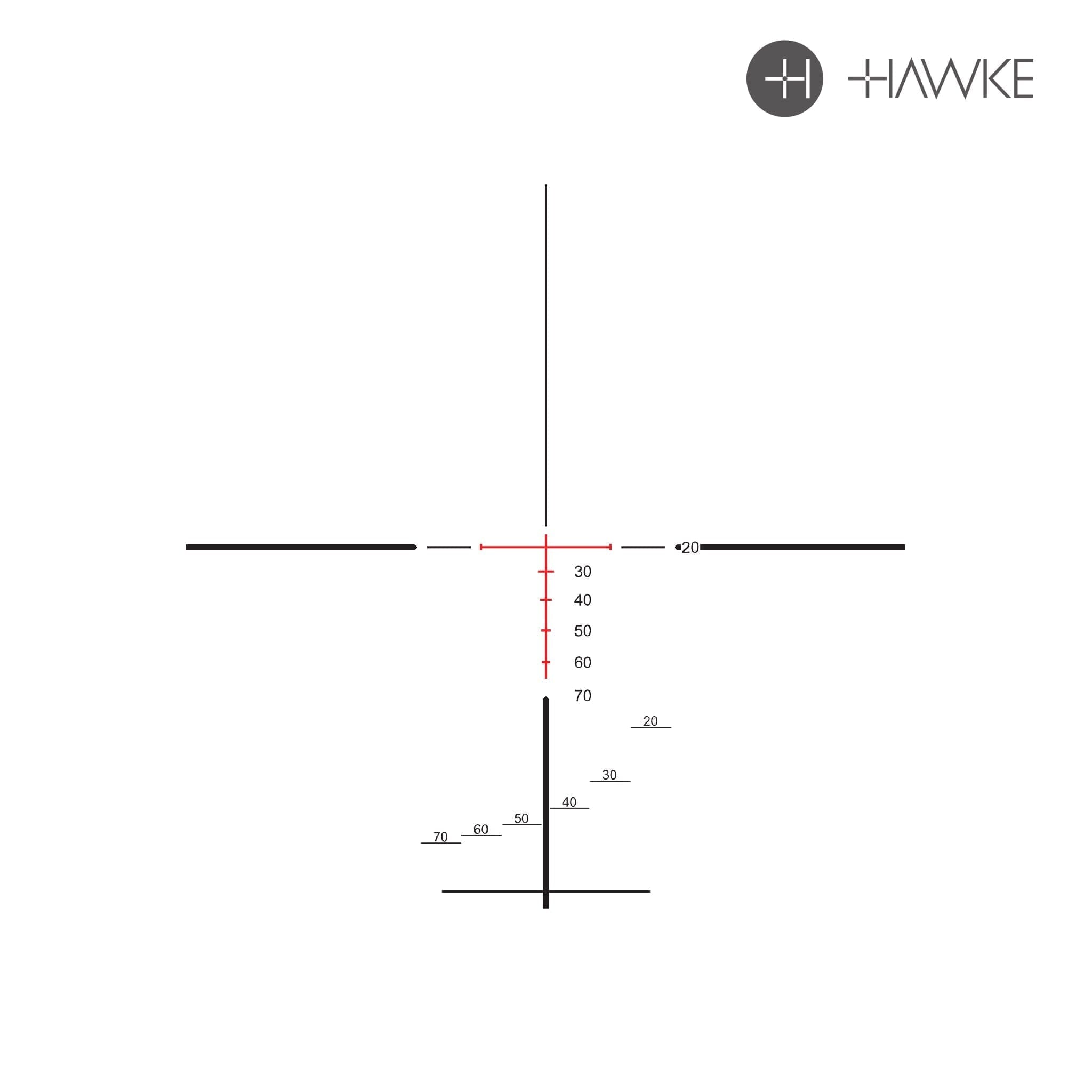 Hawke XB1 1.5-5x32 Crossbow Scope SR Reticle Crossbow Scope Hawke Sport Optics 