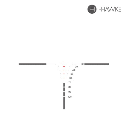 Hawke XB1 1.5-5x32mm Crossbow Scope SR Reticle 12221 Crossbow Scope Hawke Sport Optics 