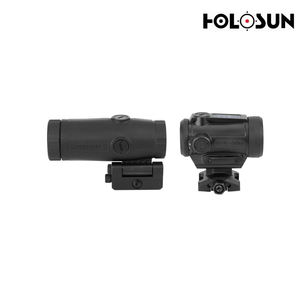 Holosun ARO-EVO-SPR-RD-HM3X Red Dot & 3× Magnifier Combo – SPR Reticle, Solar Failsafe, Shake Awake, Flip-to-Side Mount Rifle Dot Sight Holosun 