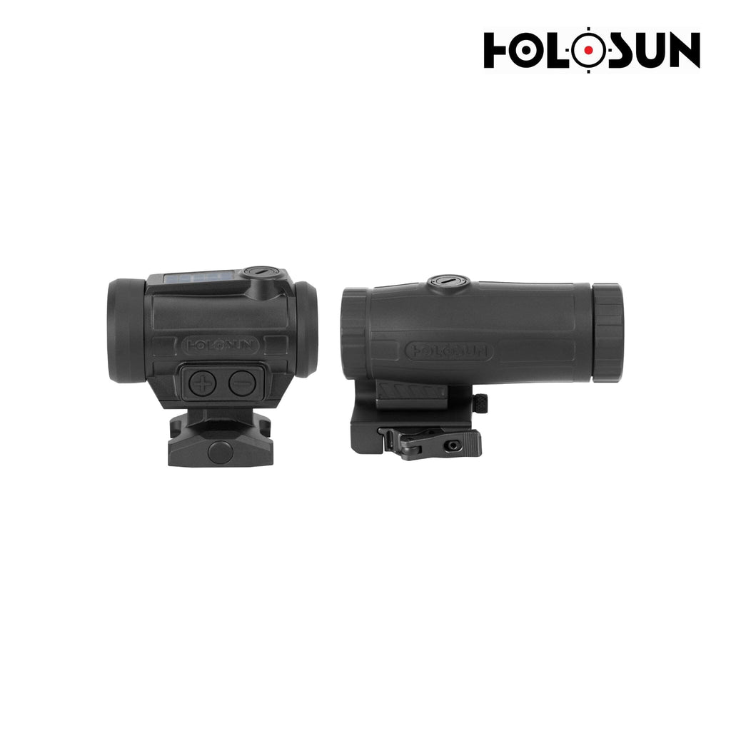 Holosun ARO-EVO-SPR-RD-HM3X Red Dot & 3× Magnifier Combo – SPR Reticle, Solar Failsafe, Shake Awake, Flip-to-Side Mount Rifle Dot Sight Holosun 