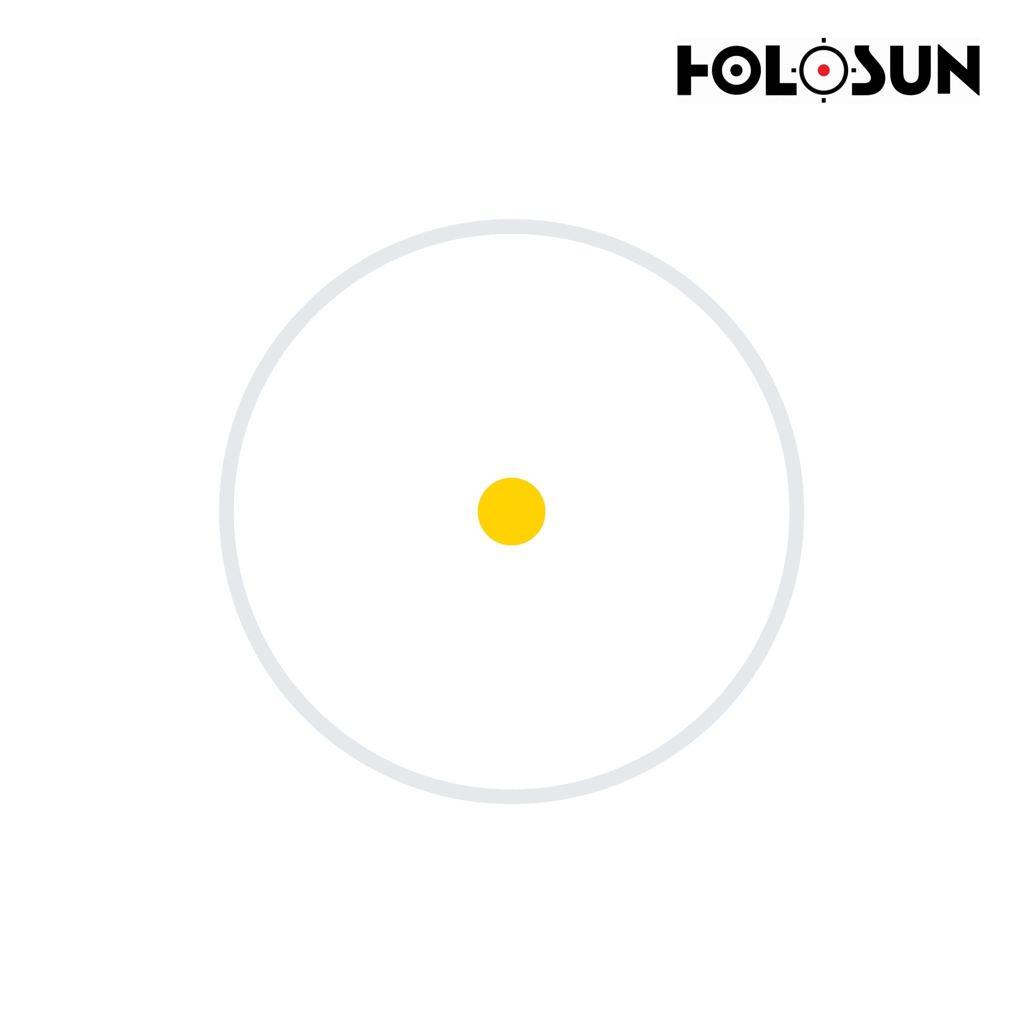 Holosun ARO-GD2 Gold Dot Rifle Sight – 2 MOA Dot, Shake Awake, Enclosed Reflex Optic with Picatinny Mount Rifle Dot Sight Holosun 