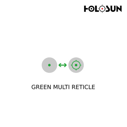 Holosun ELITE HE515CM-GR MicroDot Green Dot Sight Multi Reticle Green Dot Sight Holosun Technologies 