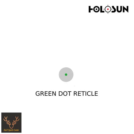 Holosun HE403B-GR Dot Sight Green 2 MOA Dot Reticle Black Red Dot Sight Holosun Technologies 