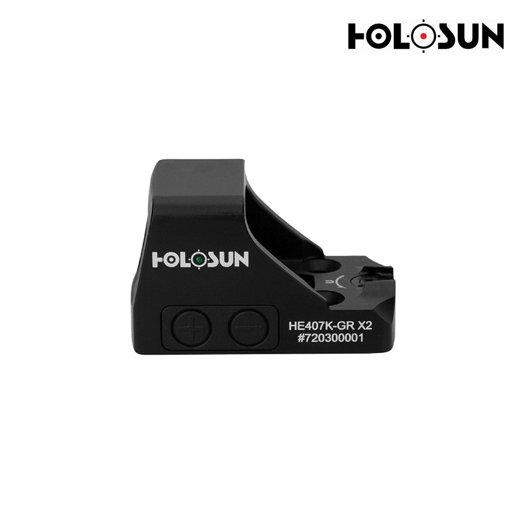 Holosun HE407K-GR X2 Micro Green Dot Sight – 6 MOA Dot, Shake Awake, Compact Pistol Optic Pistol Dot Sight Holosun 