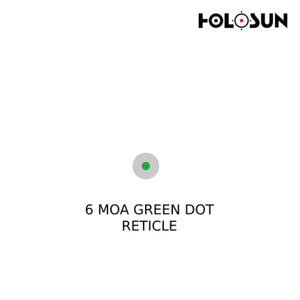 Holosun HE407K-GR-X2 Reflex Dot Sight Green 6 MOA Dot Reticle Red Dot Sight Holosun Technologies 