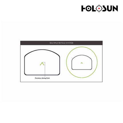 Holosun HE507C-GR-X2-ACSS Green Dot Sight ACSS Vulcan Reticle Green Dot Sight Holosun Technologies 