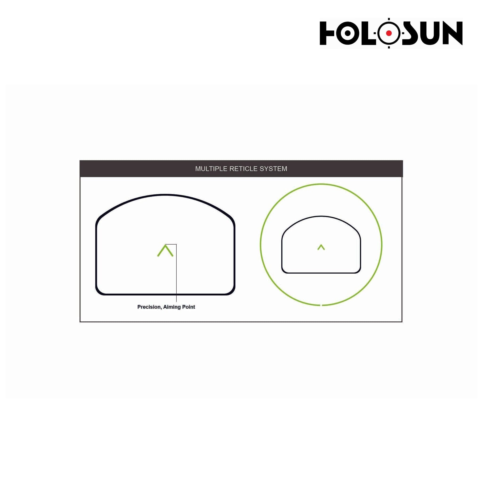 Holosun HE507C-GR-X2-ACSS Reflex Green Dot Sight Pistol Dot Sight Holosun 