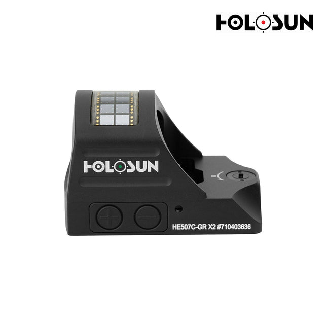 Holosun HE507C-GR-X2 Reflex Dot Sight Green Multi Reticle Red Dot Sight Holosun Technologies 