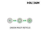 Holosun HE507C-GR-X2 Reflex Green Dot Sight - MRS Reticle Pistol Dot Sight Holosun 