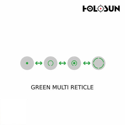 Holosun HE507COMP-GR Green Dot Sight Multi Reticle Green Dot Sight Holosun Technologies 