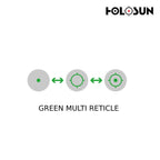 Holosun HE508T-GR X2 Reflex Pistol Dot Sight - Green MRS Reticle Pistol Dot Sight Holosun 