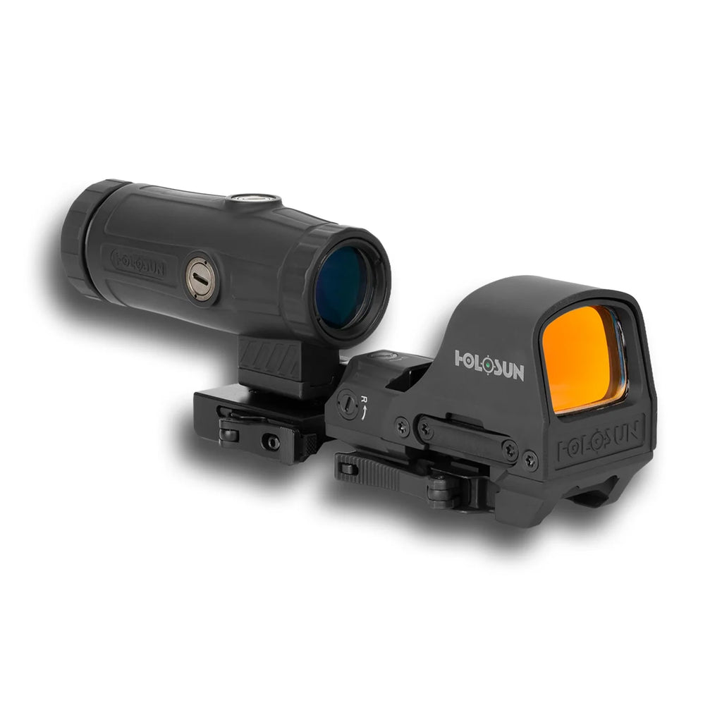 Holosun HE510C-GR & HM3X Green Dot Sight and Magnifier Combo, SKU HE510C-GR+M3X
