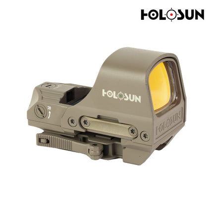 Holosun HE510C-GR-FDE Elite Reflex Dot Sight Green Multi Reticle FDE Red Dot Sight Holosun Technologies 