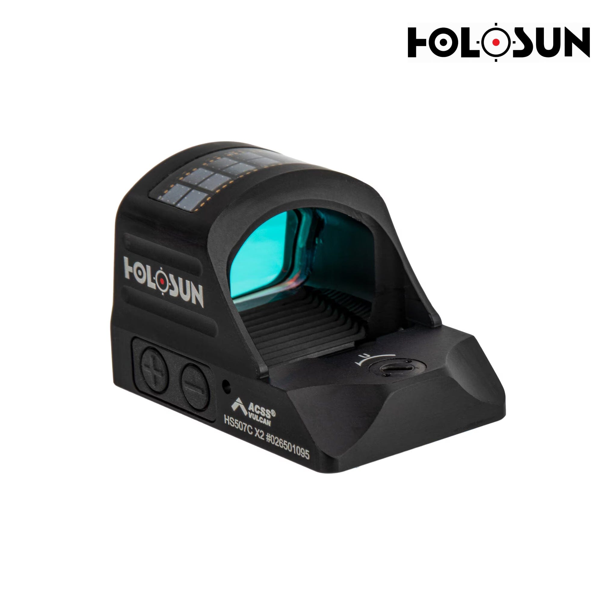 Holosun HS507C X2 Red Dot Sight ACSS Vulcan Reticle Solar Failsafe – HS507C-X2-ACSS Pistol Dot Sight Holosun 