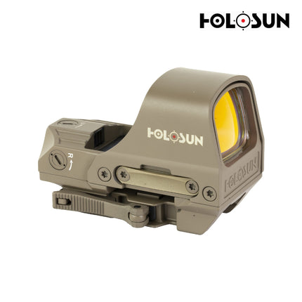 Holosun HS510C-FDE Elite Reflex Dot Sight Red Multi Reticle FDE Red Dot Sight Holosun Technologies 