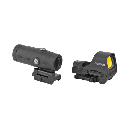 Holosun HS510C Reflex Dot Sight Red Multi Reticle with HM3X Magnifier Red Dot Sight Holosun Technologies 