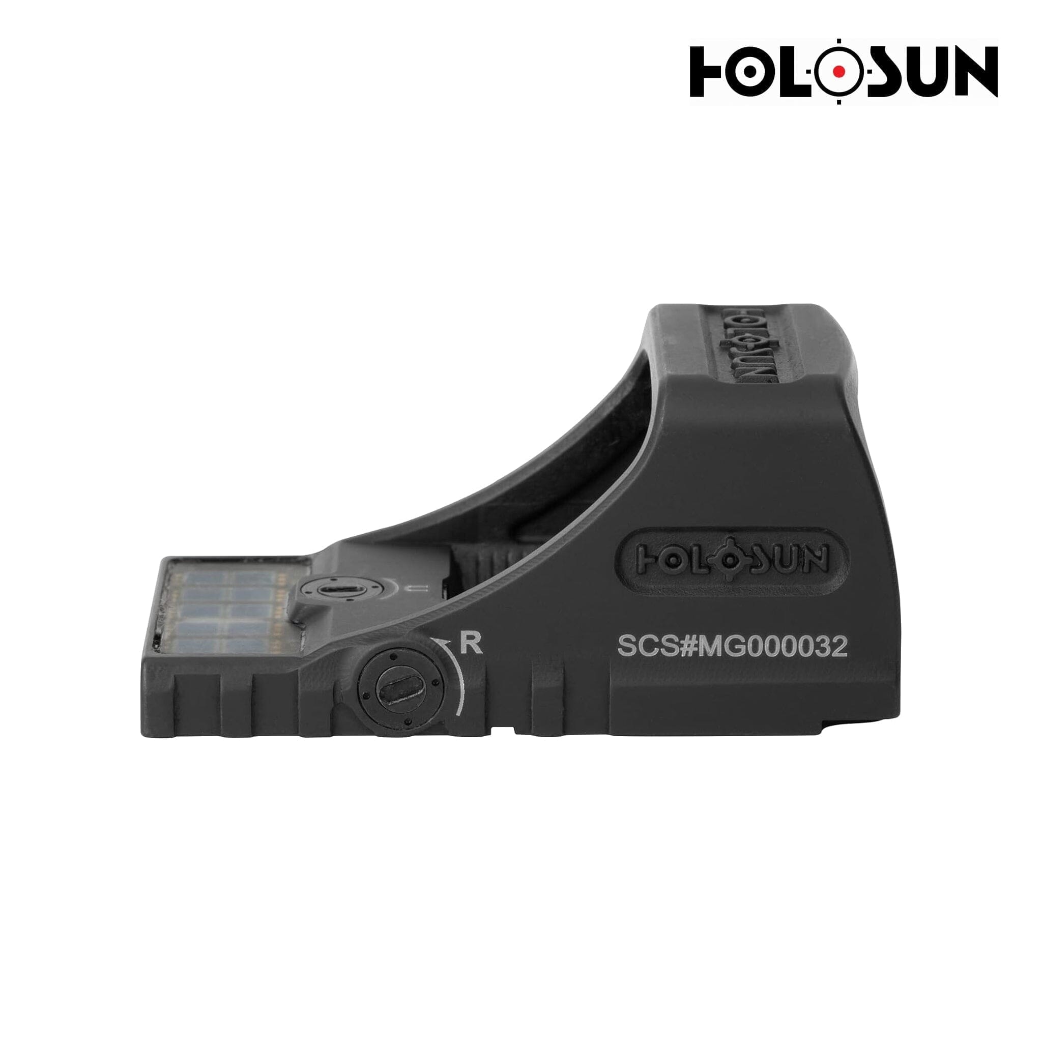 Holosun SCS-M-GR Solar Charging Green Dot Sight – Titanium Housing, Multi-Reticle, Direct Glock MOS Mount Pistol Dot Sight Holosun 