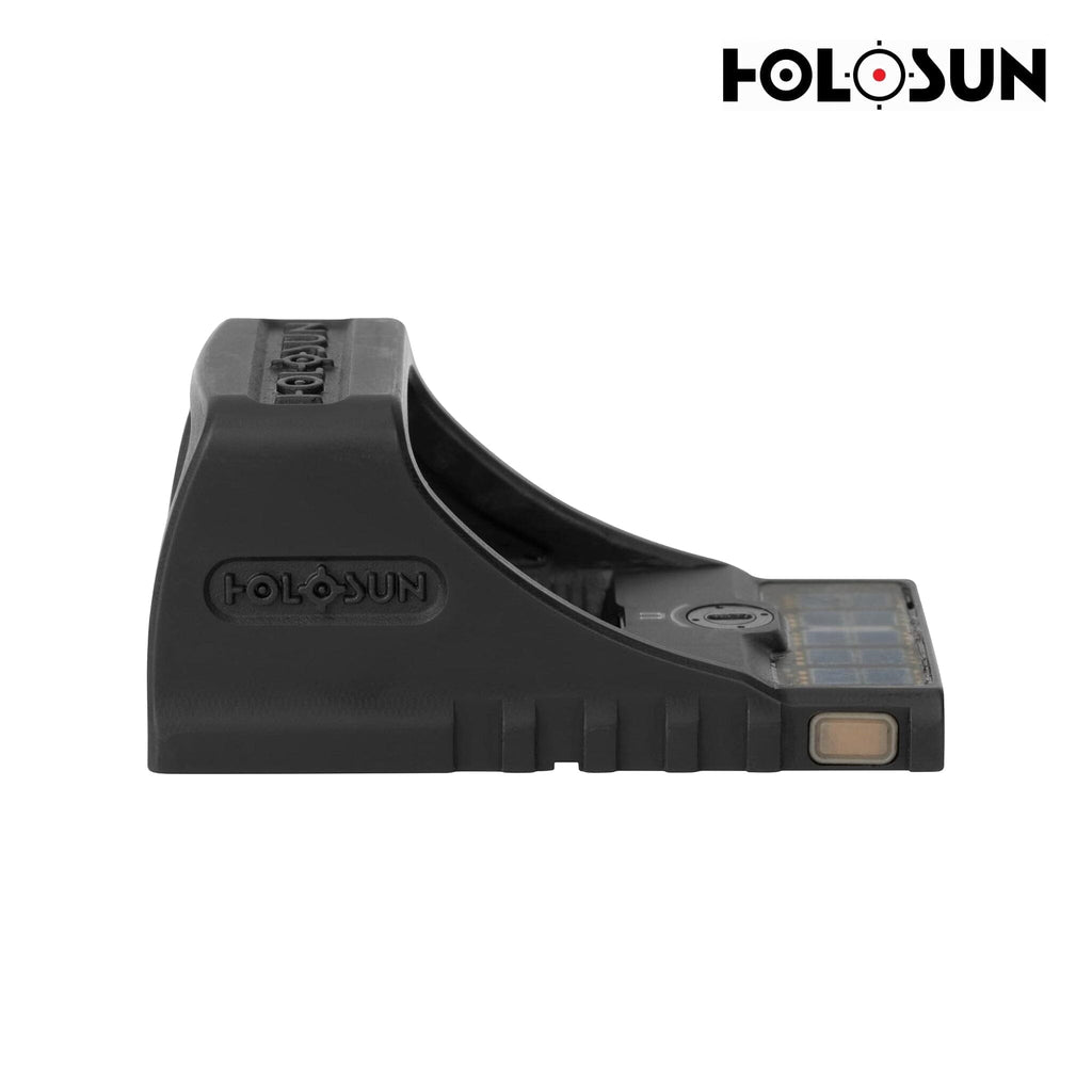 Holosun SCS-M-GR Solar Charging Green Dot Sight – Titanium Housing, Multi-Reticle, Direct Glock MOS Mount Pistol Dot Sight Holosun 