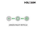 Holosun SCS-MP2-GR Reflex Green Dot Sight - fits Smith & Wesson M&P 2.0 Pistol Dot Sight Holosun 