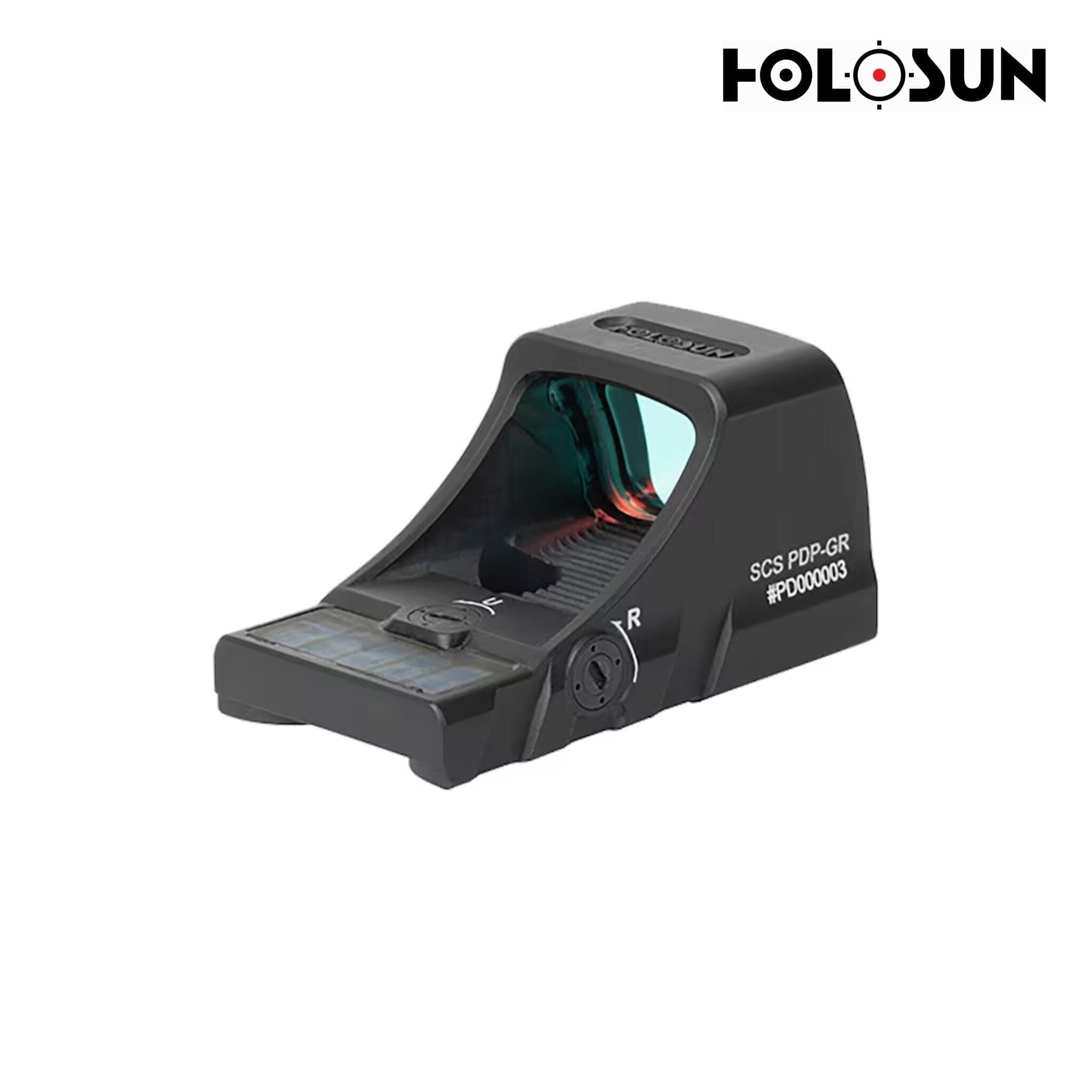 Holosun SCS-PDP-GR Green Dot Sight – Solar Charging, Enclosed Reflex, Direct Mount for Walther PDP Pistol Dot Sight Holosun 