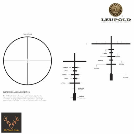 Leupold Mark 3HD 1.5-4x20 Rifle Scope AR Ballistic Reticle 180670 LPVO Rifle Scope Leupold 