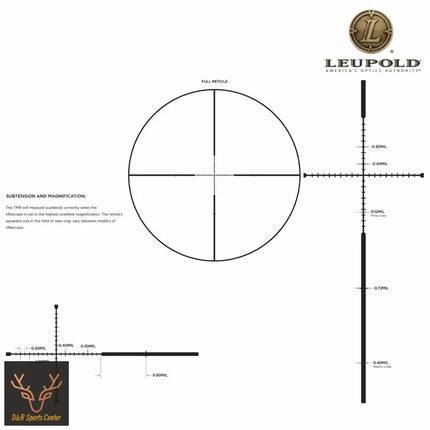 Leupold Mark 3HD 6-18x50 P5 Rifle Scope TMR Reticle 180671 Rifle Scope Leupold 