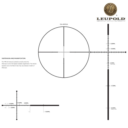 Leupold Mark 3HD 6-18x50 P5 Rifle Scope TMR Reticle 180671 Rifle Scope Leupold 