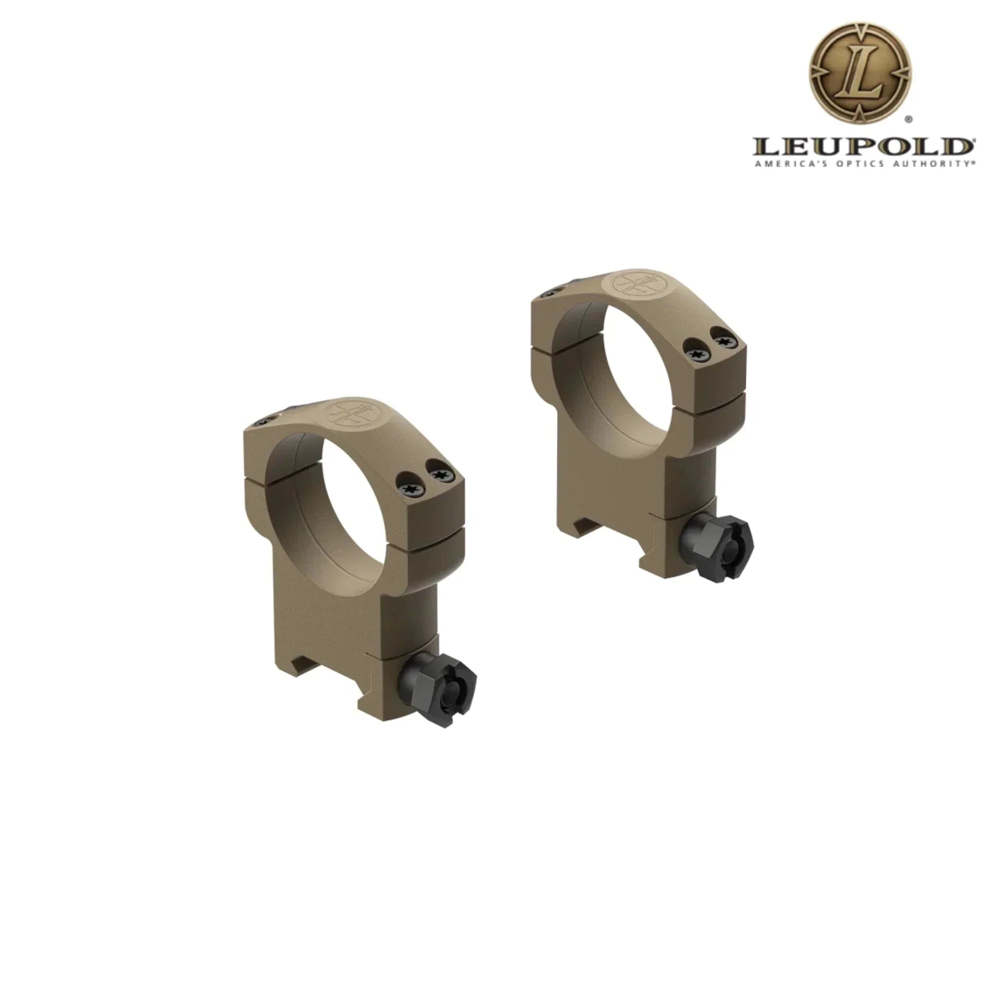 Leupold Mark 4 35mm Super High Aluminum Scope Rings - Flat Dark Earth Rifle Scope Rings Leupold 