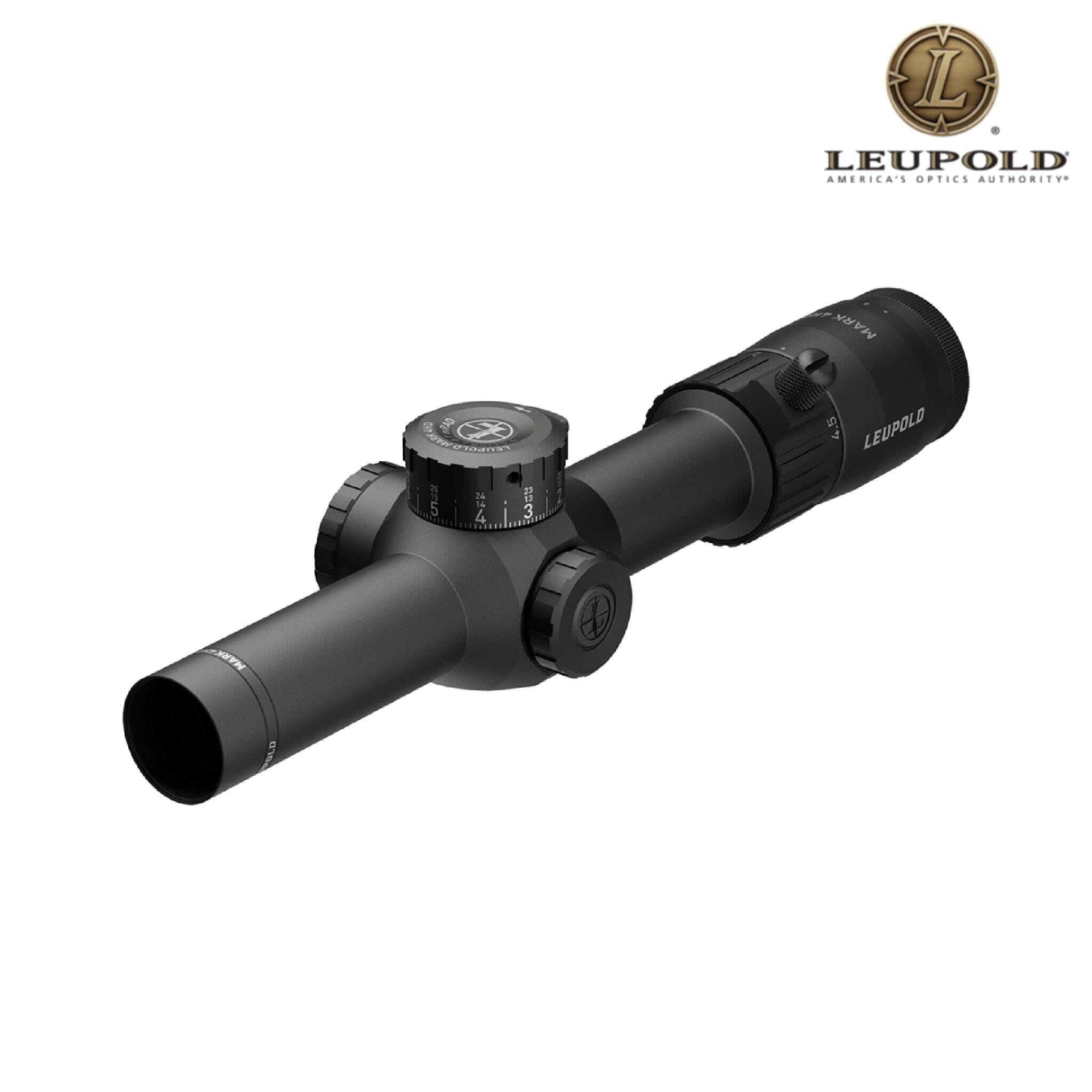 Leupold Mark 4HD 1-4.5x24 LPVO Rifle Scope M5C3 Illuminated SFP FireDot TMR, SKU 183316