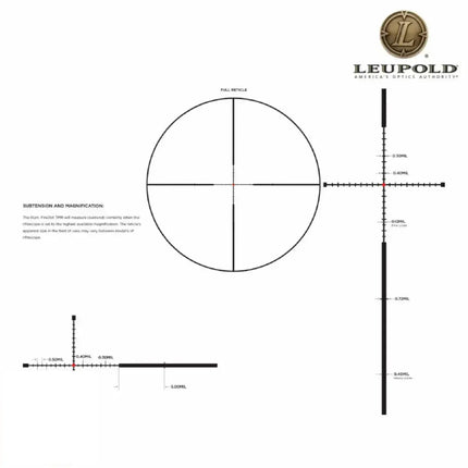 Leupold MARK 4HD 1-4.5x24 Rifle Scope M5C3 SFP Illum. FireDot TMR Reticle 183316 LPVO Rifle Scope Leupold 