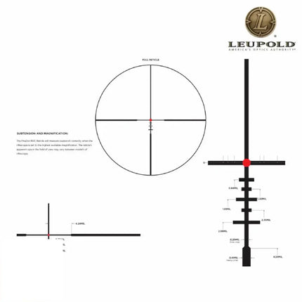 Leupold MARK 4HD 1-4.5x24 Rifle Scope SFP Illum. FireDot BDC Reticle 183315 LPVO Rifle Scope Leupold 